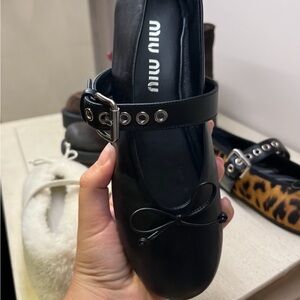 Miu Miu Black ballet pumps